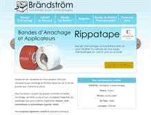 Tablet Screenshot of brandstromsarl.com